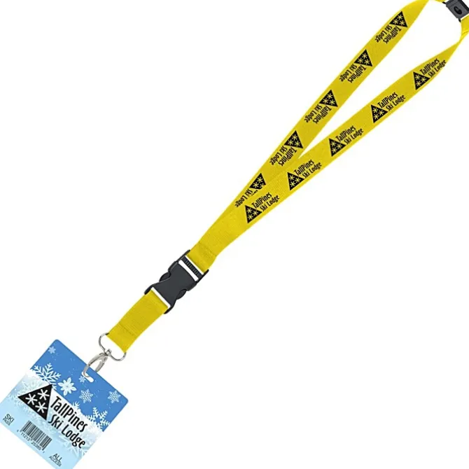 Maverick Lanyard & Badge Combo - 40 inches - 3 1/2 inches x 3 1/2 inches
