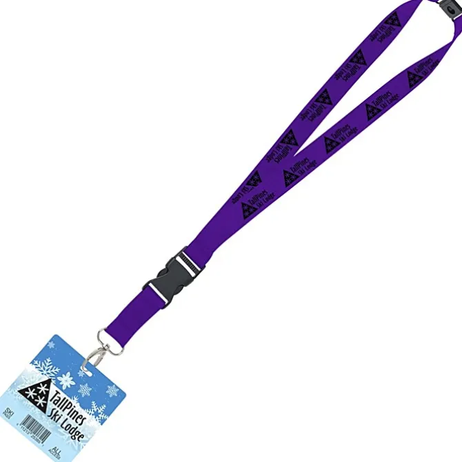 Maverick Lanyard & Badge Combo - 40 inches - 3 1/2 inches x 3 1/2 inches