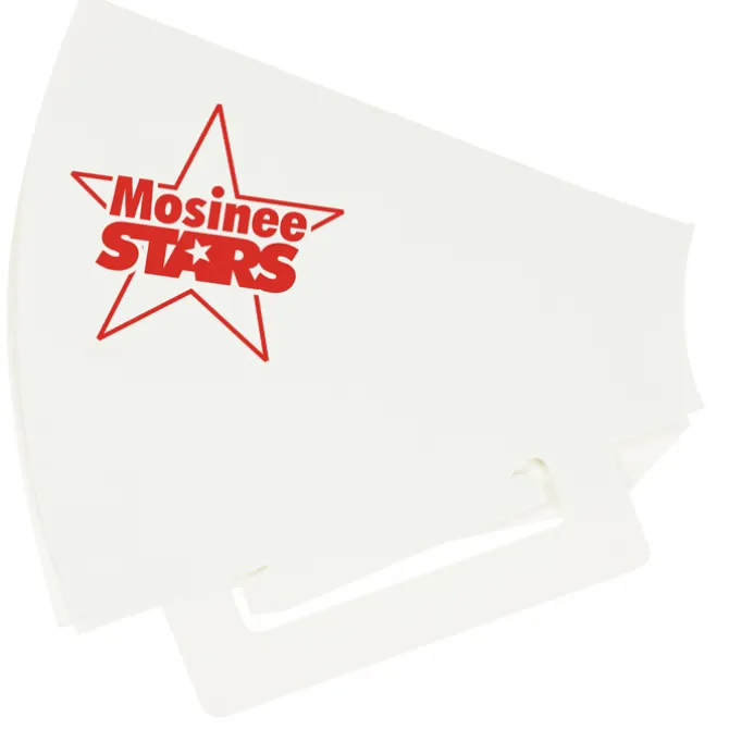Megaphone - Round - 8 inches - White
