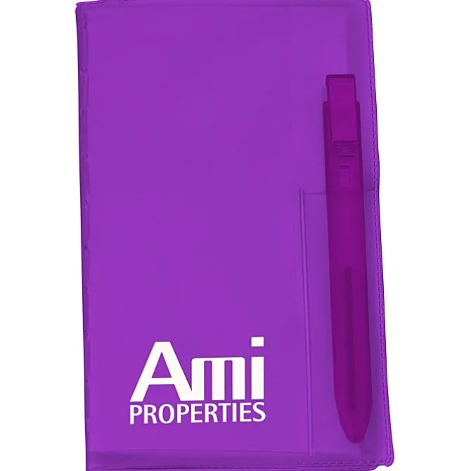 Memo Book with Flat Pen - Translucent