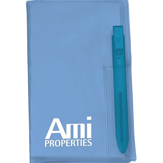 Memo Book with Flat Pen - Translucent