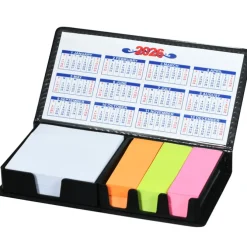 Memo Box with Adhesive Notes and Calendar