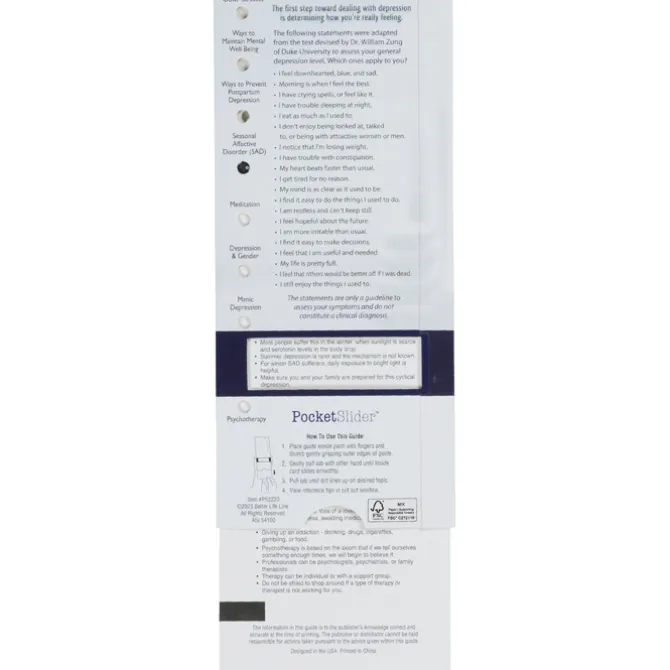 Mental Wellness Pocket Slider