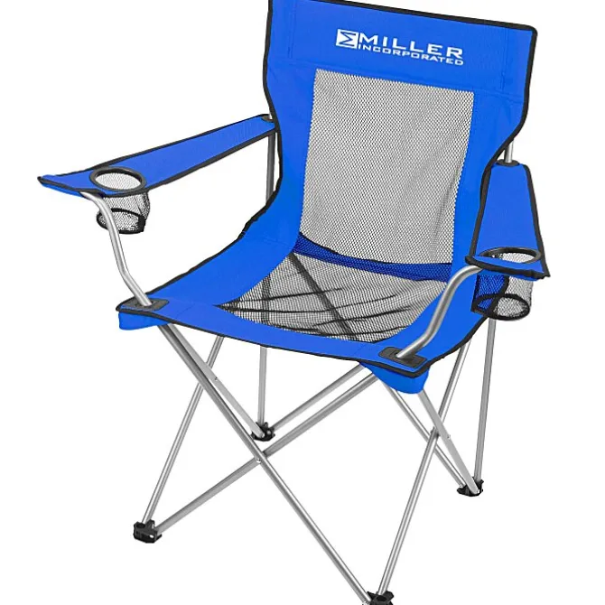 Mesh Folding Chair with Carrying Bag