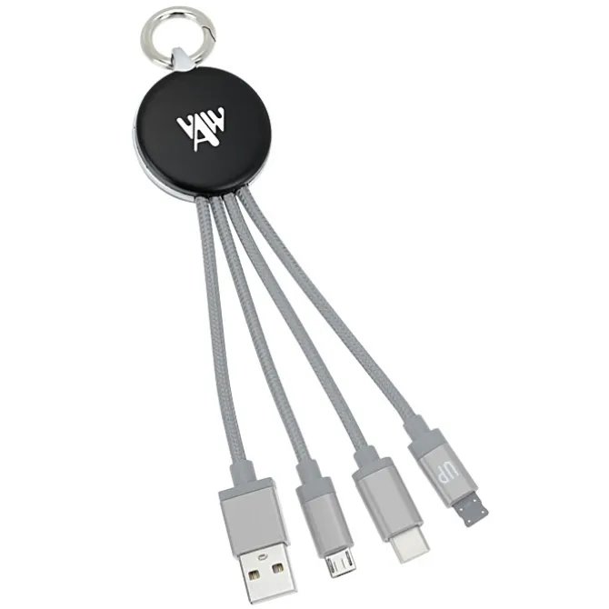 Metallic Light-Up Logo Charging Cable