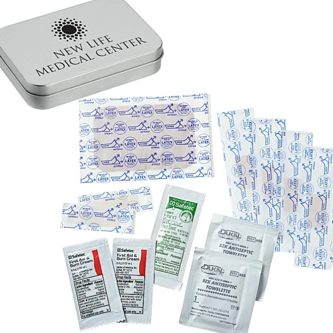 Metal Tin First Aid Kit