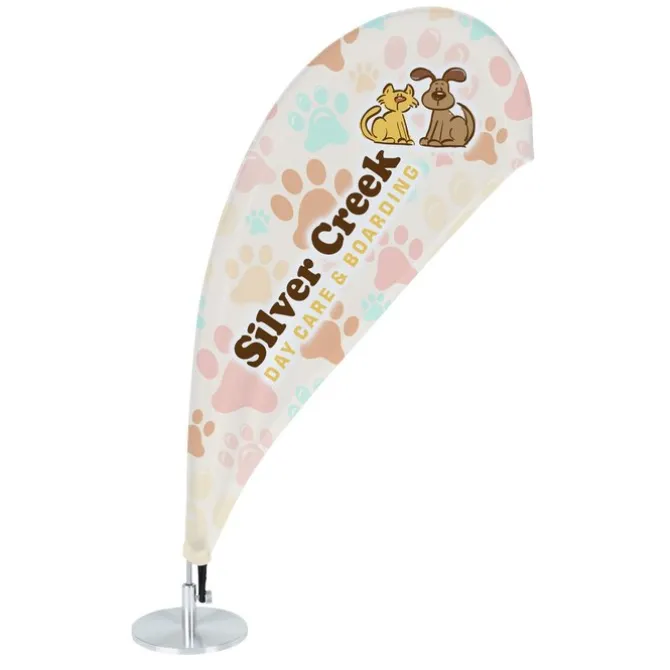 Micro Teardrop Tabletop Sail Sign - One Sided