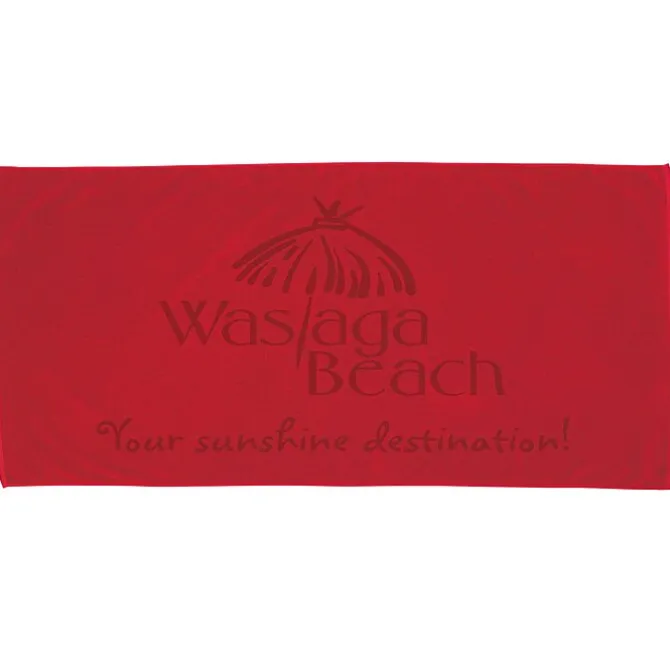 Midsize Velour Beach Towel - Colors - 24 hr