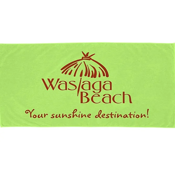 Midsize Velour Beach Towel - Colors - 24 hr