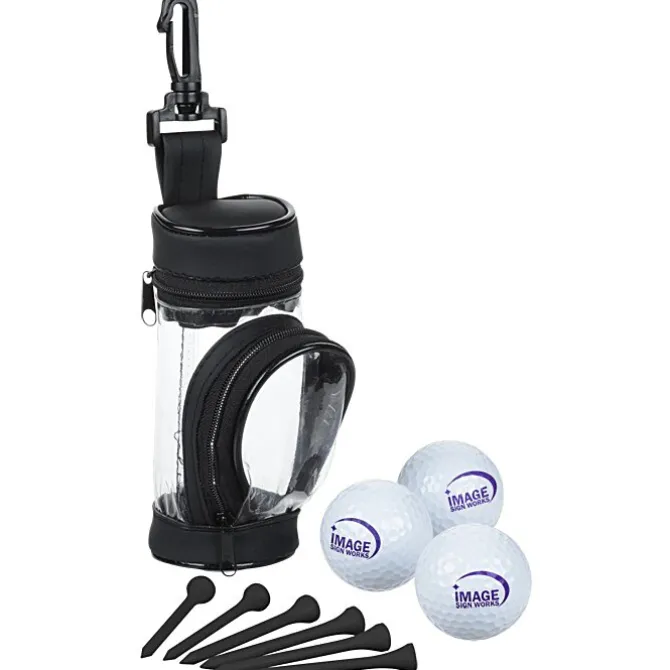 Mini Golf Ball Bag Tee Pack