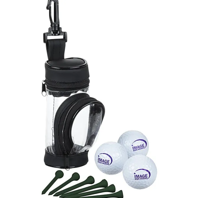 Mini Golf Ball Bag Tee Pack