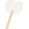 Mini Hand Fan - Heart - Full Color - 24 hr