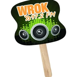 Mini Hand Fan - Hourglass - Full Color - 24 hr