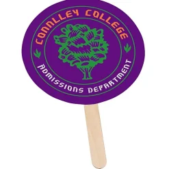 Mini Hand Fan - Round - Full Color - 24 hr