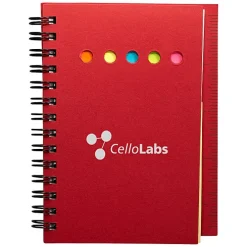 Mini Memo Book with Flags and Ruler