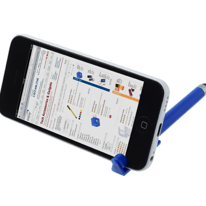 Mini Stylus Pen with Phone Stand and Screen Cleaner - 24 hr