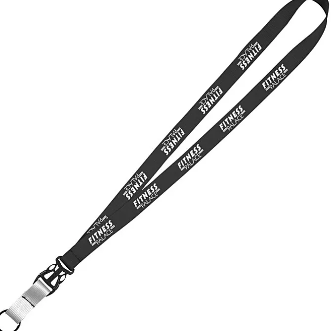 Mix and Match Econ Polyester Lanyard - 3/4 inch - 38 inches - Metal Split Ring