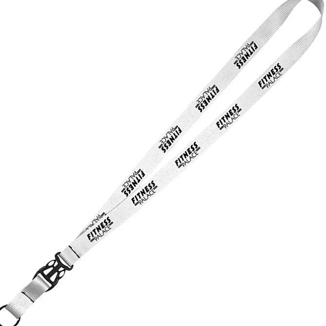 Mix and Match Econ Polyester Lanyard - 3/4 inch - 38 inches - Metal Split Ring