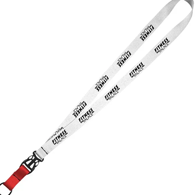 Mix and Match Econ Polyester Lanyard - 3/4 inch - 38 inches - Metal Split Ring