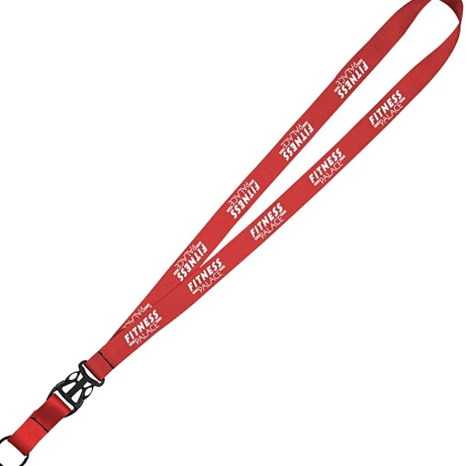 Mix and Match Econ Polyester Lanyard - 3/4 inch - 38 inches - Metal Split Ring