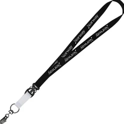 Mix and Match Econ Polyester Lanyard - 3/4 inch - 38 inches - Metal Bulldog Clip