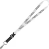 Mix and Match Econ Polyester Lanyard - 3/4 inch - 38 inches - Snap with Metal Bulldog Clip