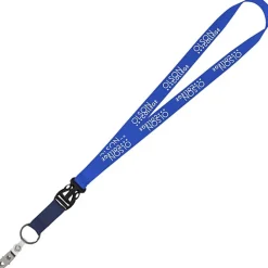 Mix and Match Econ Polyester Lanyard - 3/4 inch - 38 inches - Snap with Metal Bulldog Clip