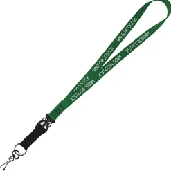Mix and Match Smooth Nylon Lanyard - 3/4 inch - 38 inches - Metal Swivel Snap Hook