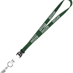 Mix and Match Smooth Nylon Lanyard - 3/4 inch - 38 inches - Snap with Metal Bulldog Clip