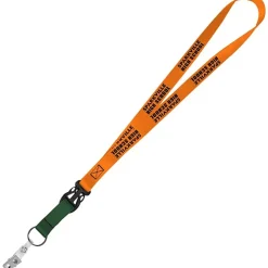Mix and Match Smooth Nylon Lanyard - 3/4 inch - 38 inches - Snap with Metal Bulldog Clip