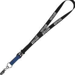 Mix and Match Smooth Nylon Lanyard - 3/4 inch - 38 inches - Metal Bulldog Clip