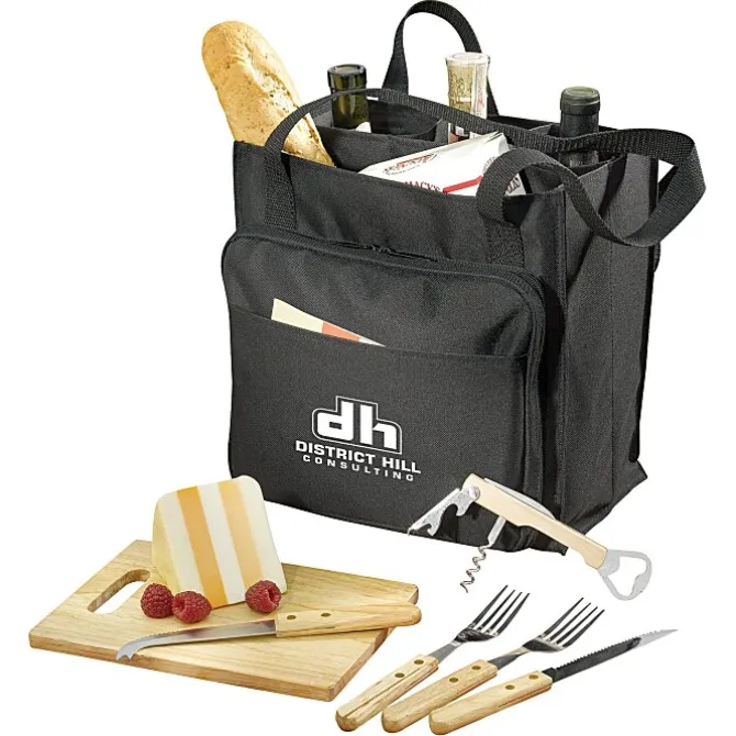 Modesto 7-Piece Picnic Carrier Set - 24 hr