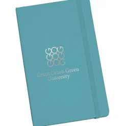 Moleskine Hard Cover Notebook - 8 1/4 inches x 5 inches - Ruled - Foil Stamp
