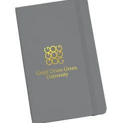 Moleskine Hard Cover Notebook - 8 1/4 inches x 5 inches - Ruled - Foil Stamp