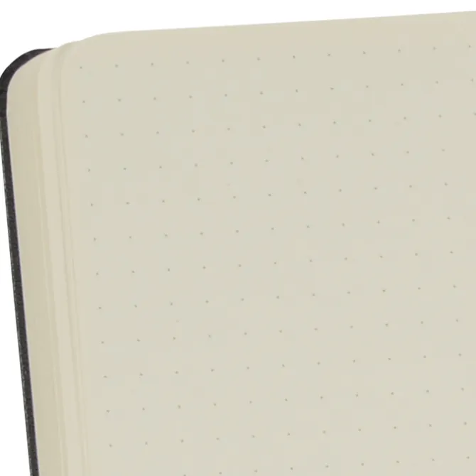 Moleskine Hard Cover Notebook - 8 1/4 inches x 5 inches - Dotted