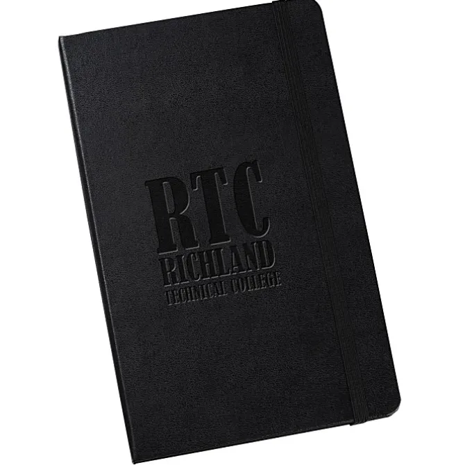 Moleskine Hard Cover Notebook - 8 1/4 inches x 5 inches - Graph - 24 hr