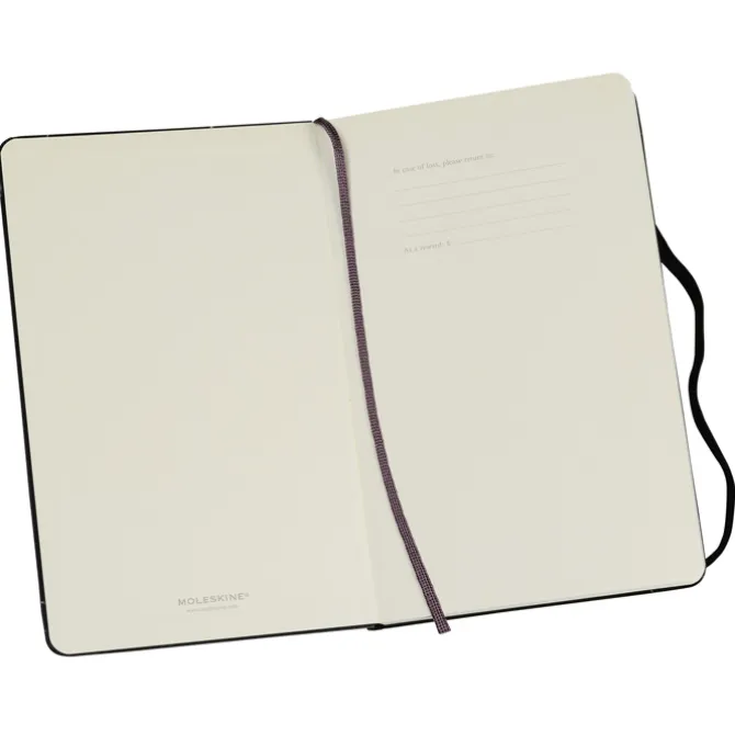 Moleskine Hard Cover Notebook - 8 1/4 inches x 5 inches - Graph - 24 hr