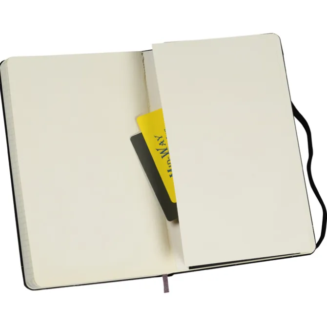 Moleskine Hard Cover Notebook - 8 1/4 inches x 5 inches - Graph - 24 hr
