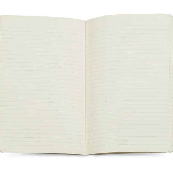 Moleskine Volant Ruled Notebook - 8 1/4 inches x 5 inches - Debossed - 24 hr