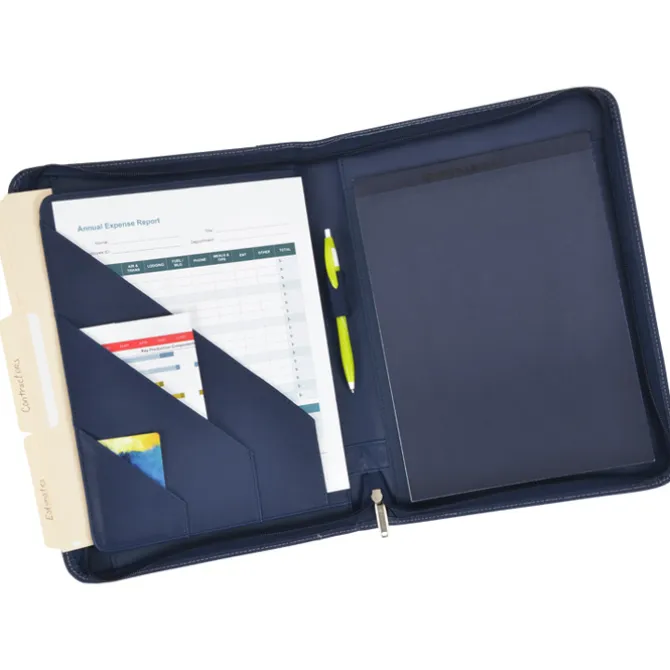 Monroe Zippered Padfolio