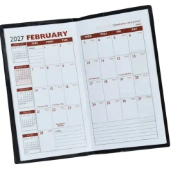 Monthly Pocket Planner with Pen - Opaque - Academic