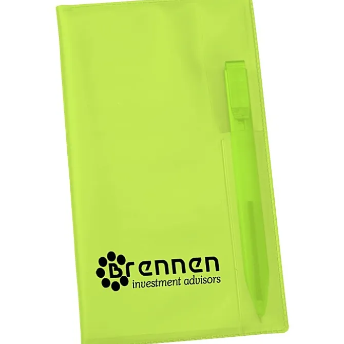 Monthly Pocket Planner with Pen - Translucent - Academic