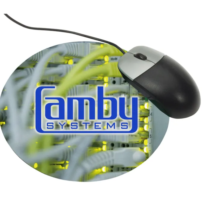Mouse Pad with Antimicrobial Additive - Circle