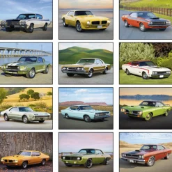 Muscle Cars Calendar - Stapled
