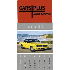 Muscle Car Stick Up Calendar - Rectangle