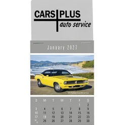 Muscle Car Stick Up Calendar - Rectangle