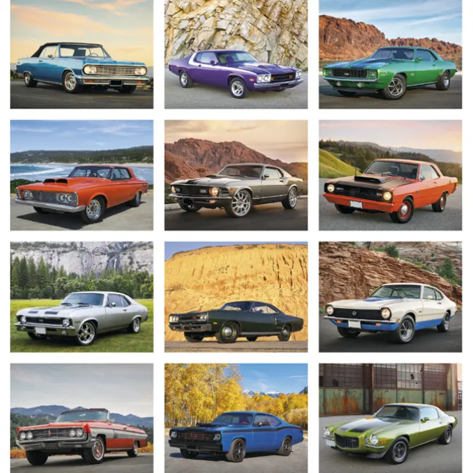 Muscle Thunder Calendar - Spiral