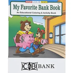My Favorite Bank Coloring Book - 24 hr