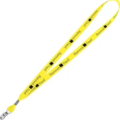 Neon Lanyard - 5/8 inches - Metal Bulldog Clip
