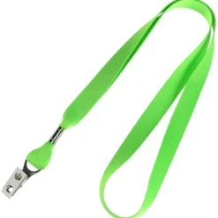 Neon Lanyard - 5/8 inches - Metal Bulldog Clip